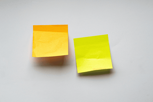 Crumpled Sticky Note Mockup