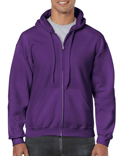 Purple Zip Up Hoodie Mockup