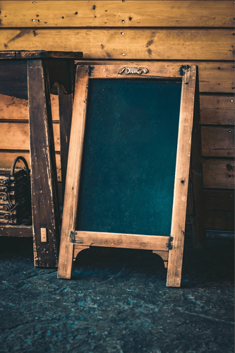 Outdoor A-frame Mockup