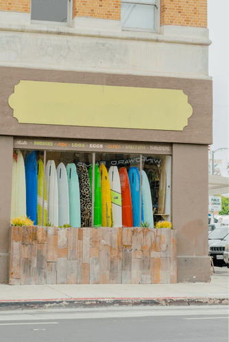 Street Store Sign Mockup