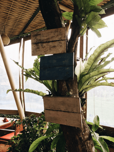 Cafe Wood Sign Mockup