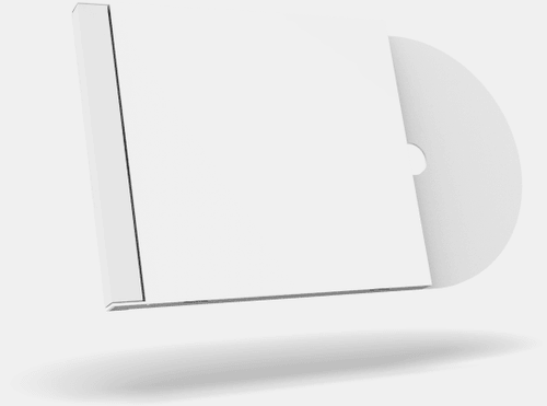 Slim Stylish Cd Jewel Case Mockup