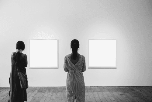 Museum White Frame Mockup