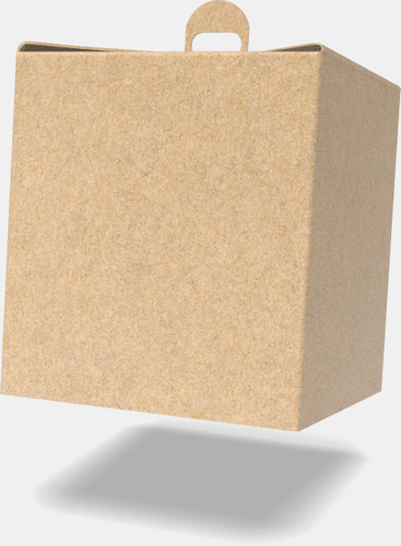 Floating Cake Box Mockup