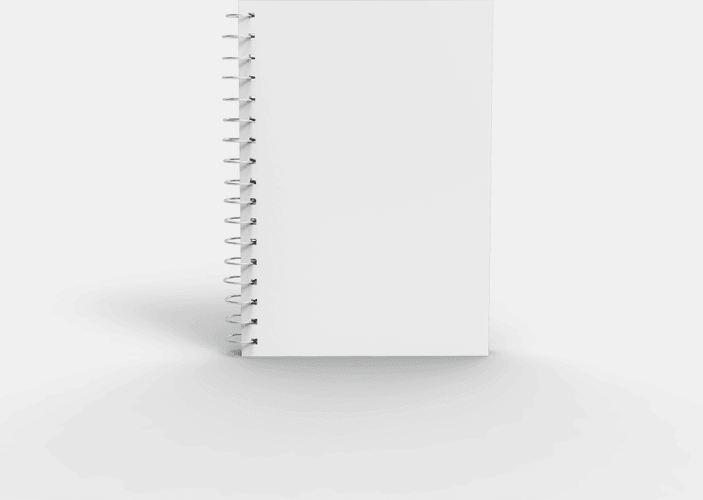 Highly Customizable Spiral Notebook Mockup