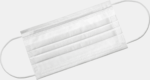 Top View Face Mask Mockup