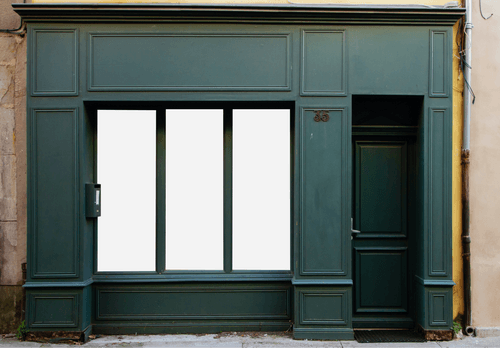 Shop Window Mockup