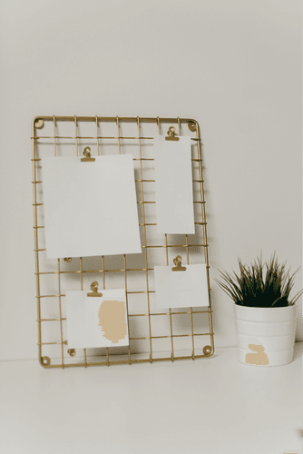 Wall Clipboard Mockup