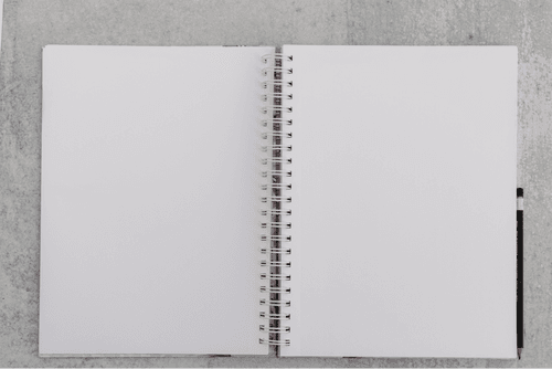 Open Notebook Mockup