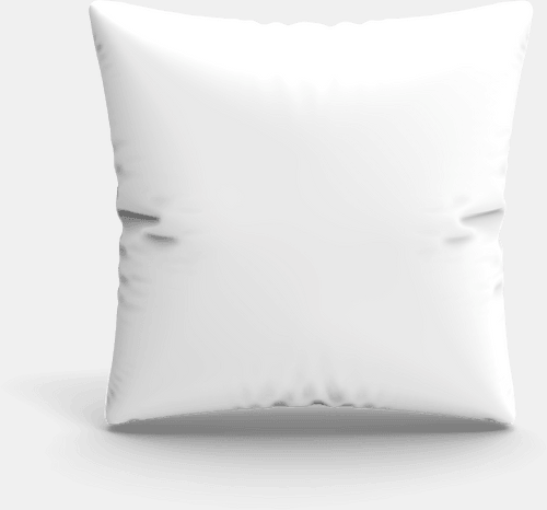 White Square Pillow Mockup