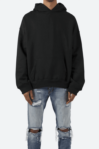 Faded Black Hoodie Mockup