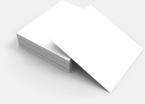 Modern Square Business Card Mockup