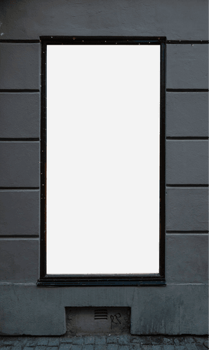 Vertical Window Mockup