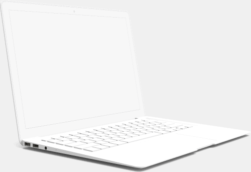 Blank Clay Macbook Mockup