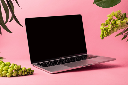 Modern Scene Macbook Mockup