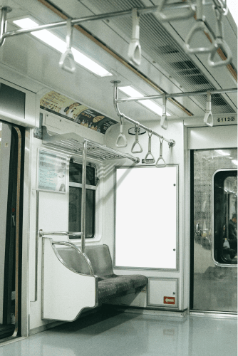 Subway Advert Poster Mockup