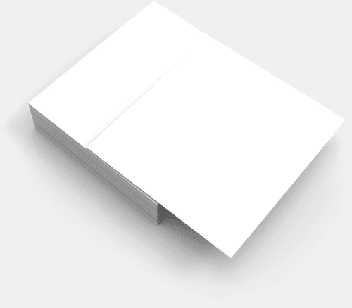 Binder Clip Creative Square Business Card Mockup